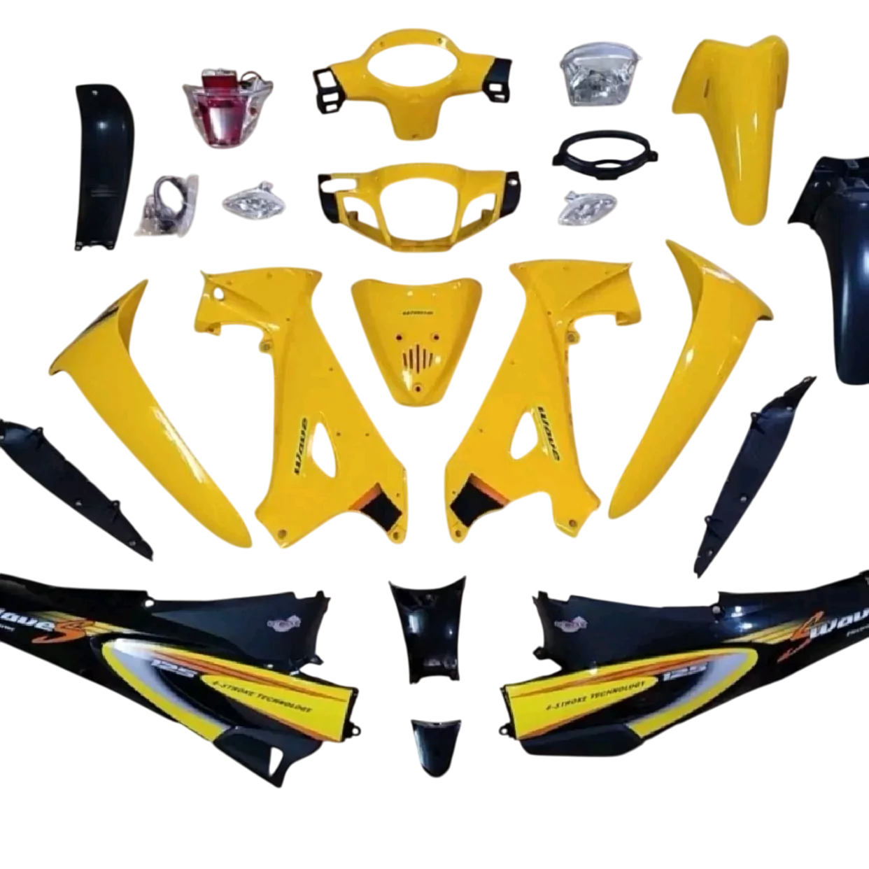 1 (174) فلاپ ویو 125 زرد قناری